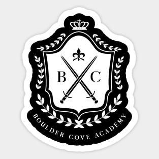 Boulder Cove Academy Bookish Merch Sticker